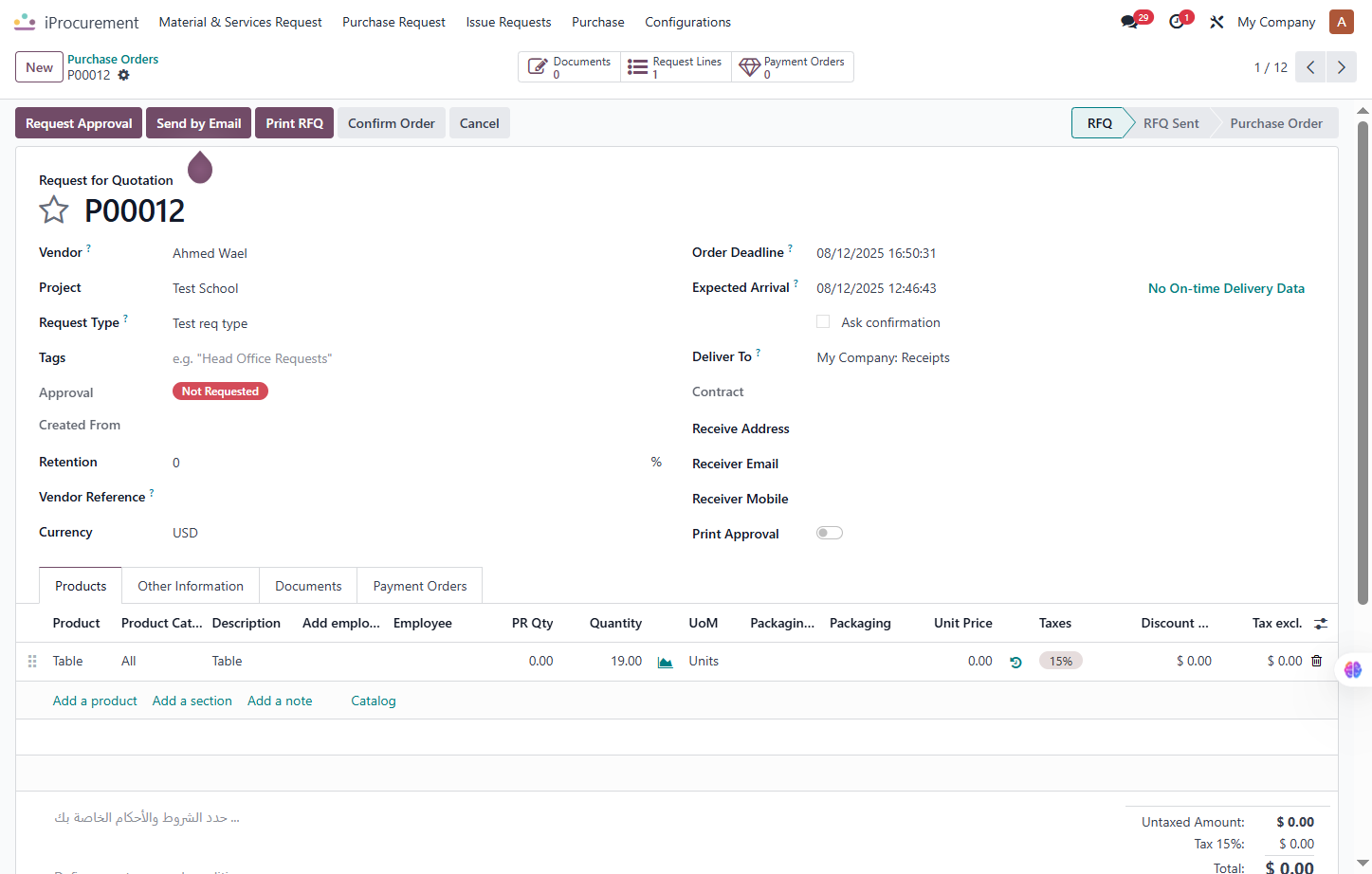 Click on Vendor?