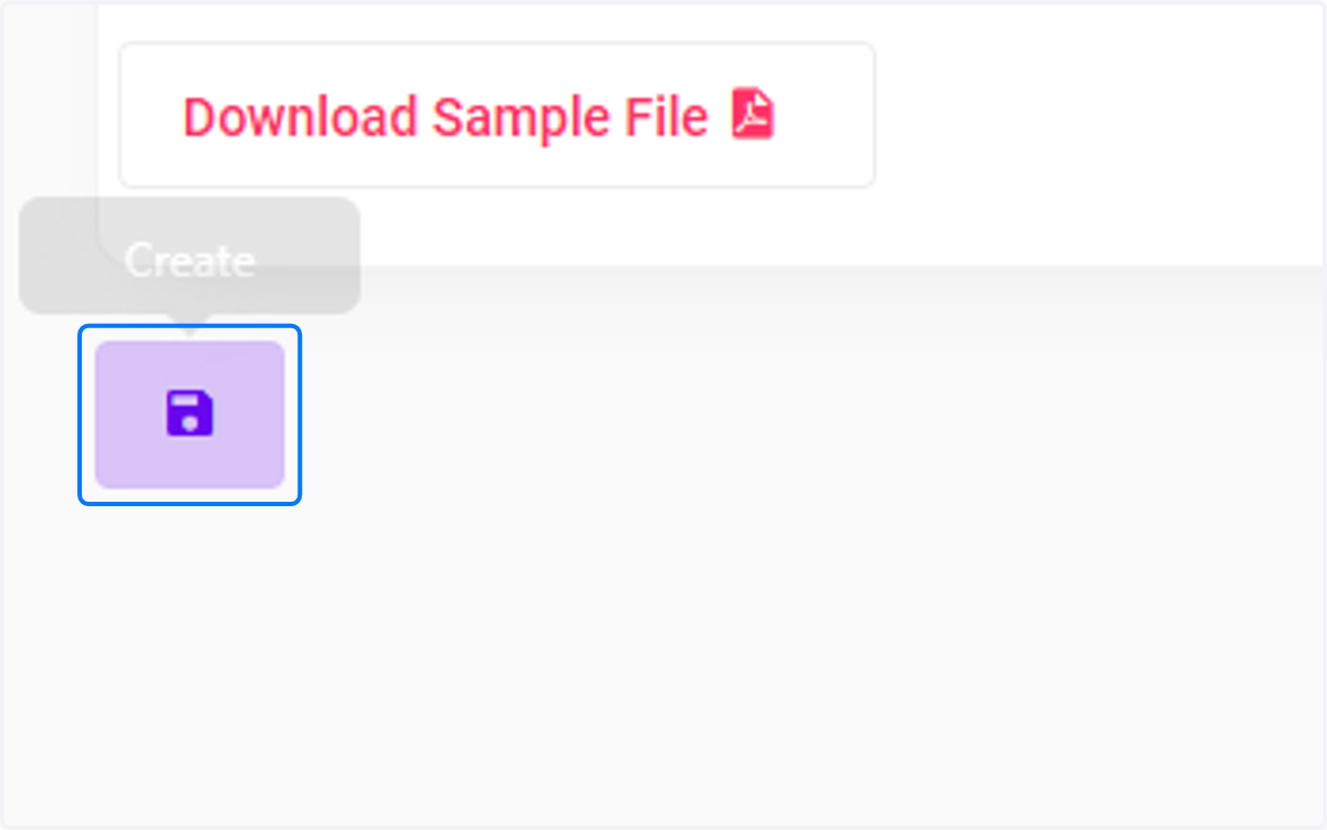 Click on Save/create button to upload successfully