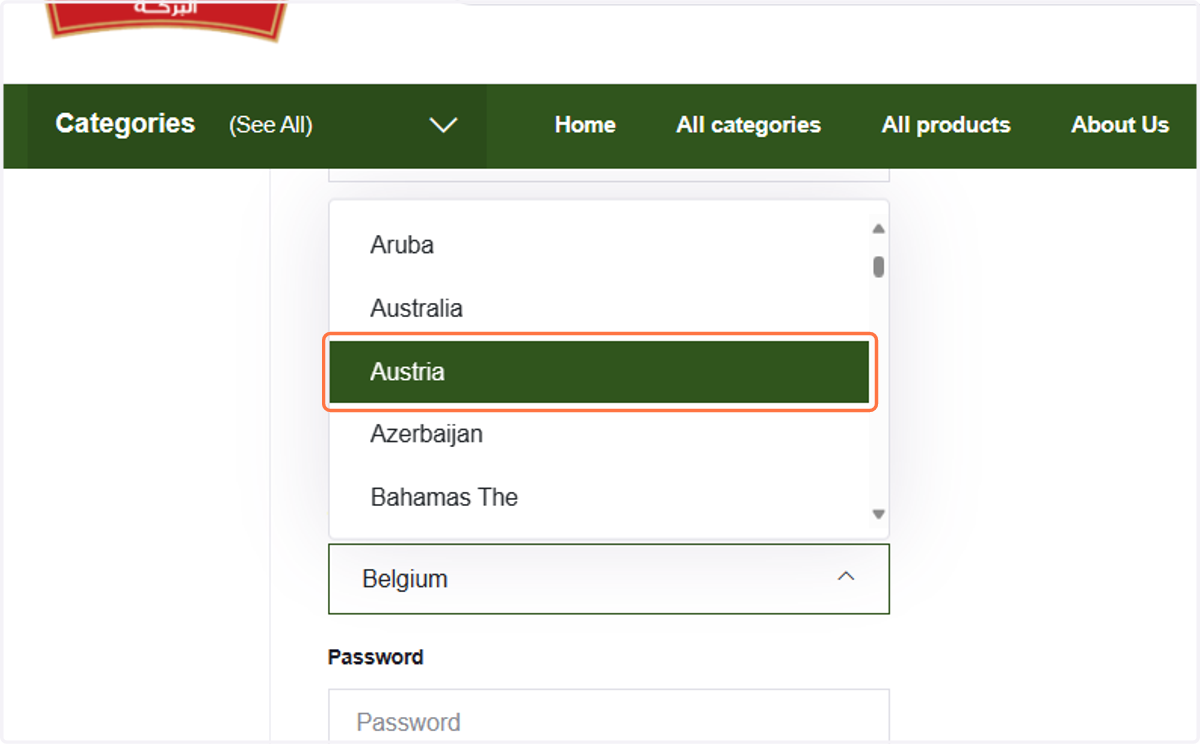 Select your country