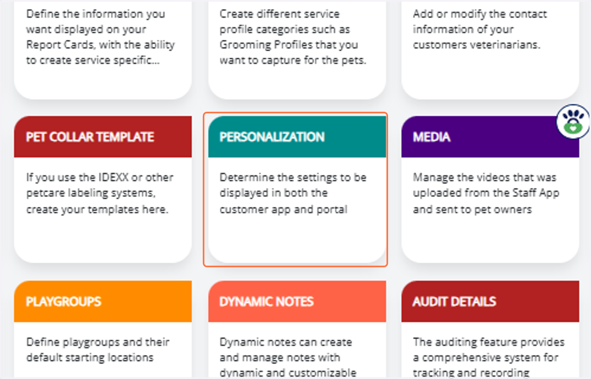Navigate to "Personalization"