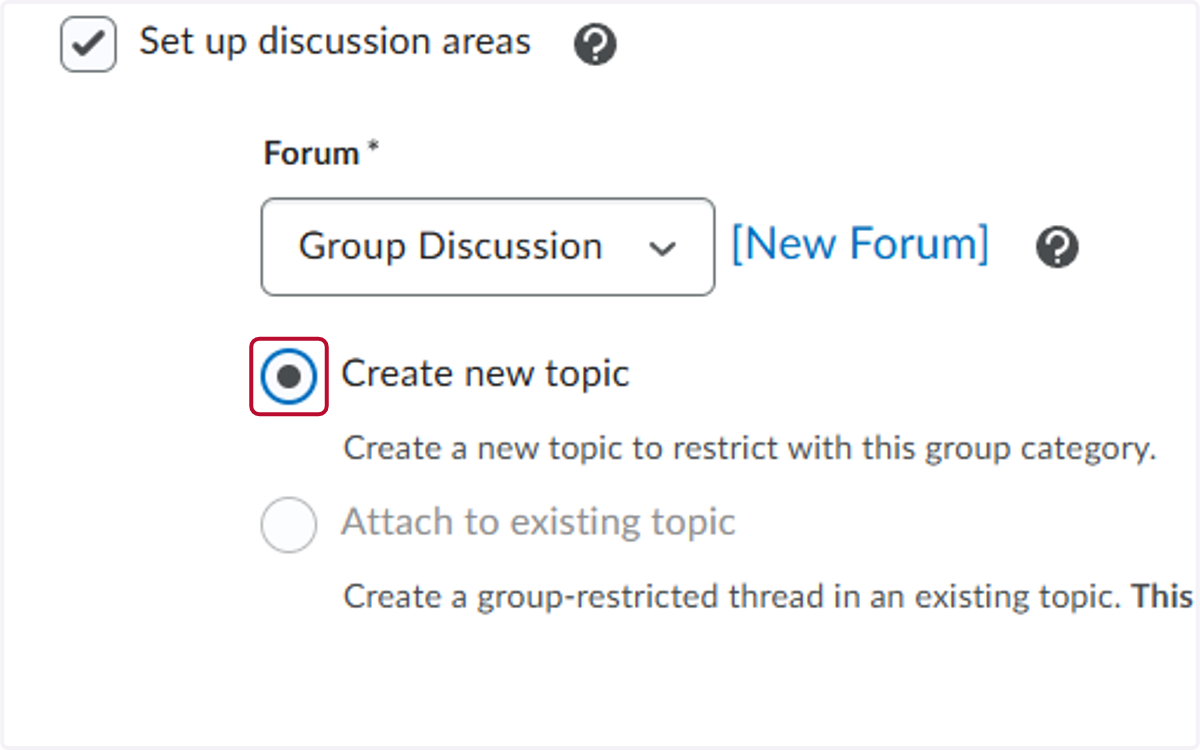 Select Create new topic