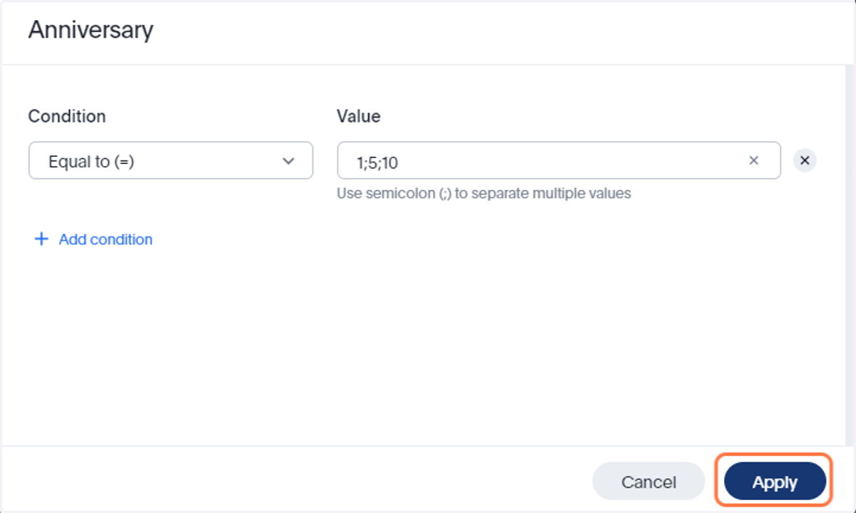 Click on 'Apply' to save your changes to the liveboard
