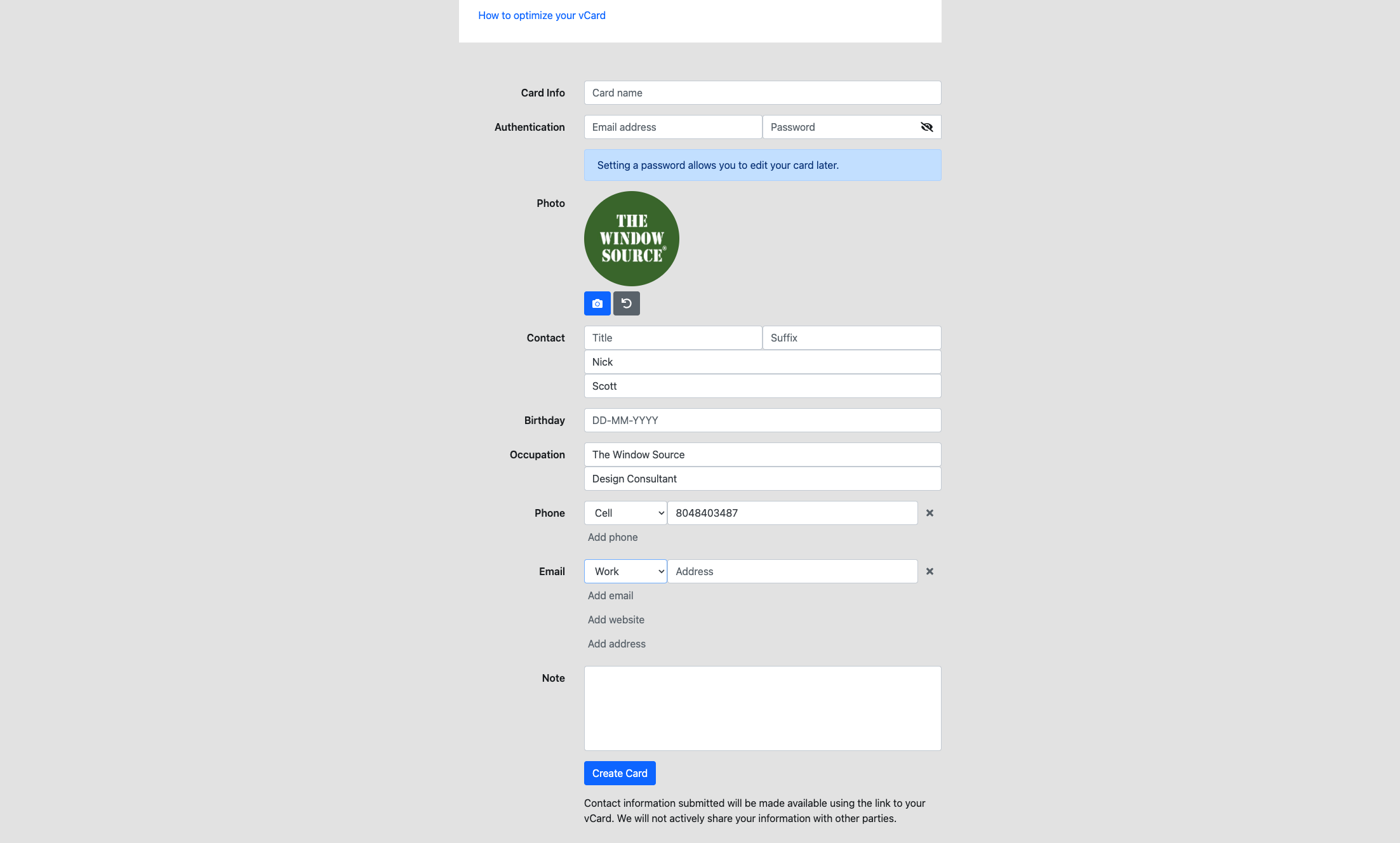 Select Work from Email