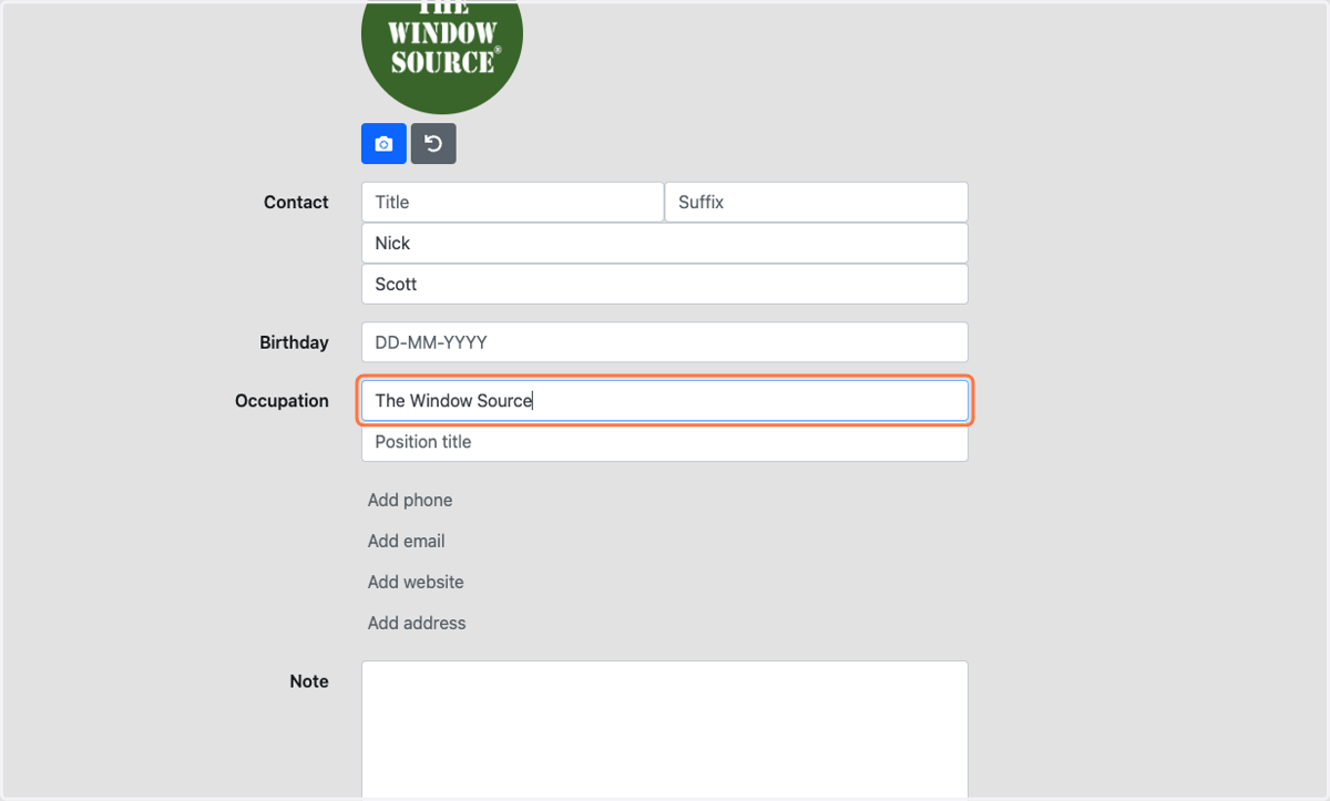 Type the location's name