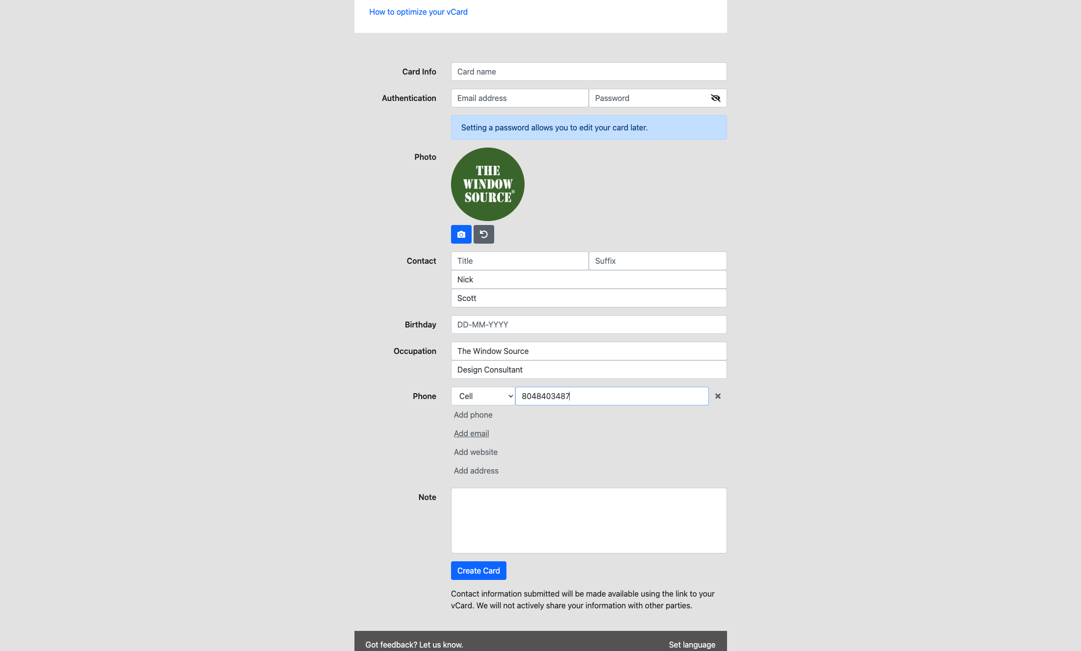 Click on Add email