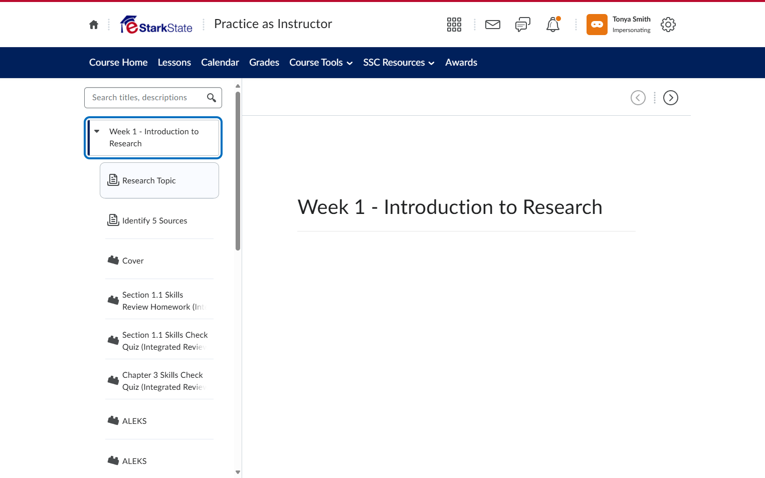 Click on the name of the assignment