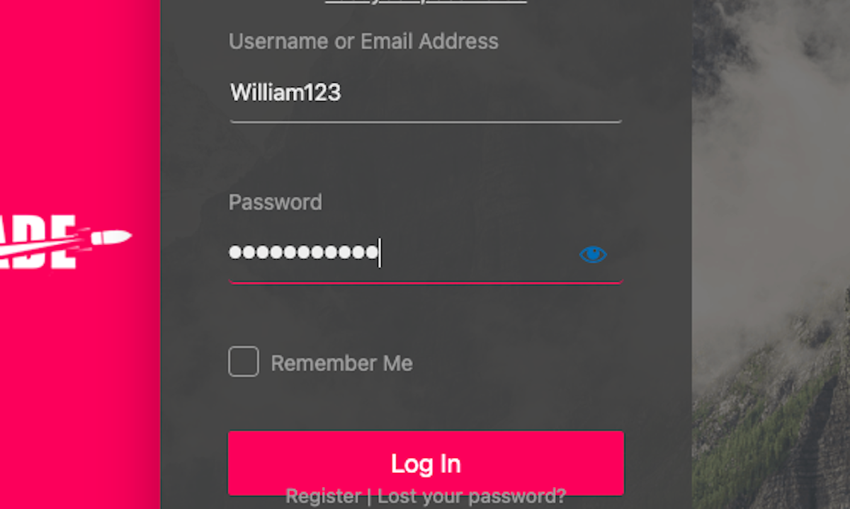 Type password