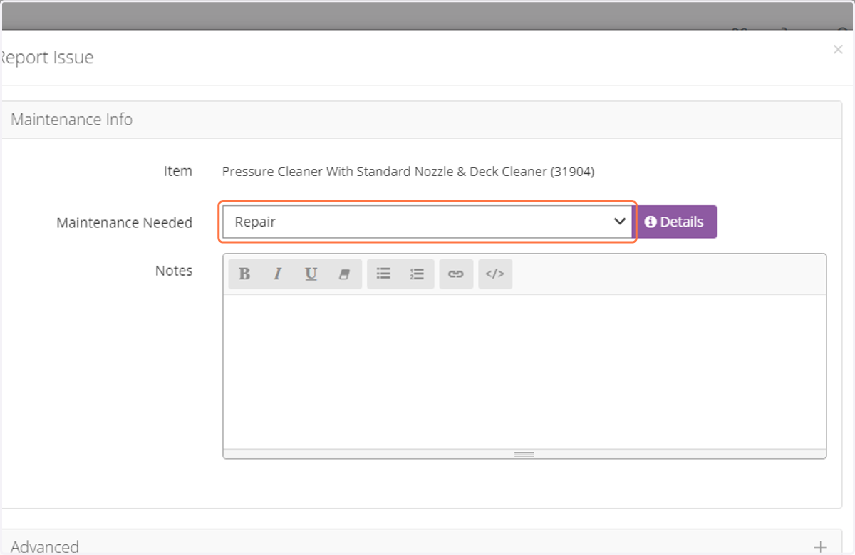 Select the relevant plan from the drop-down list.