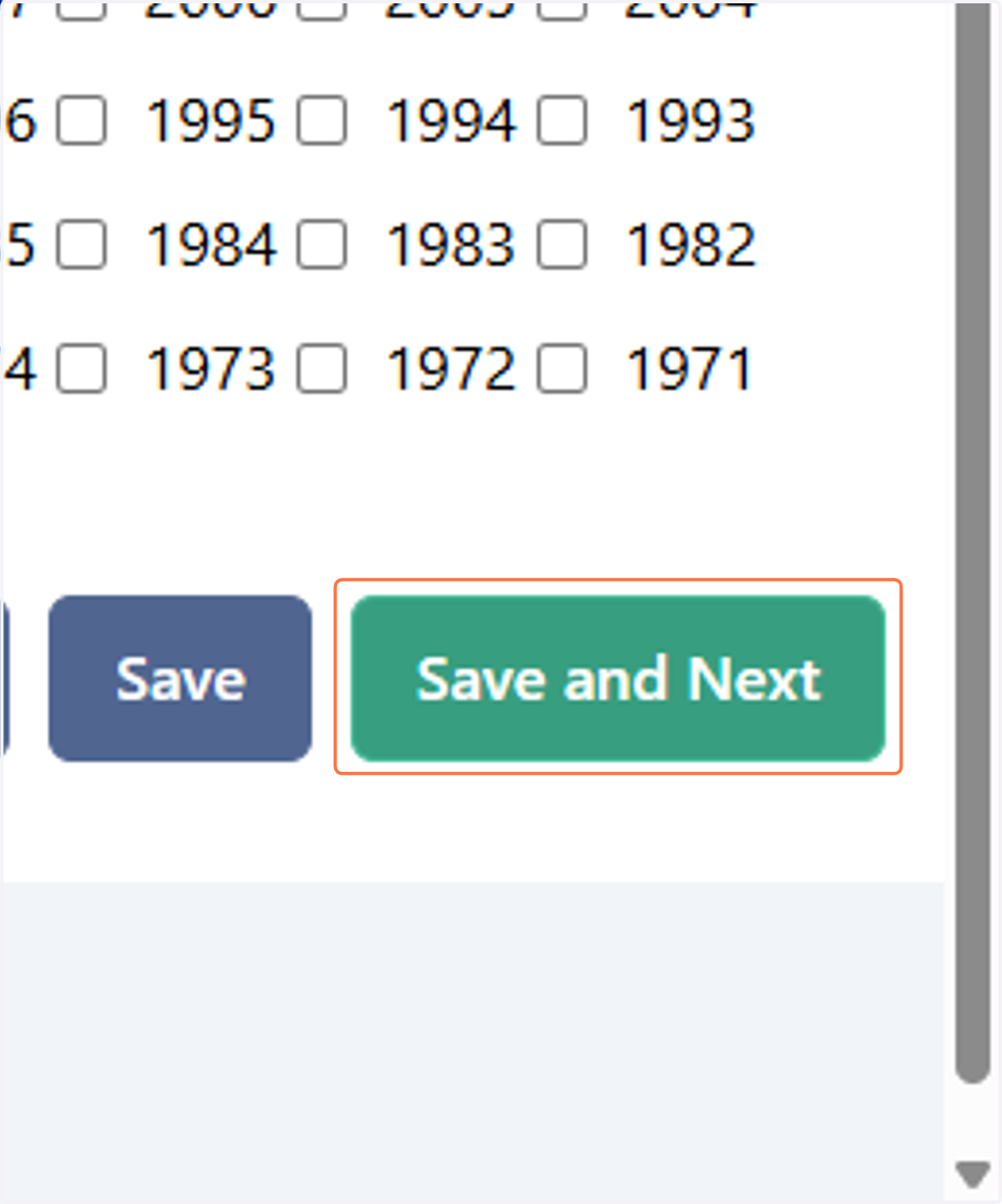 Click on Save and Next