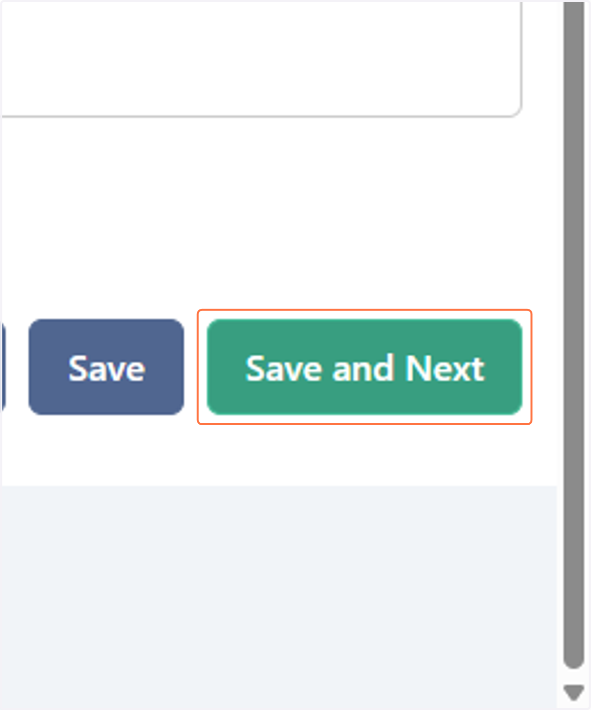 Click on Save and Next