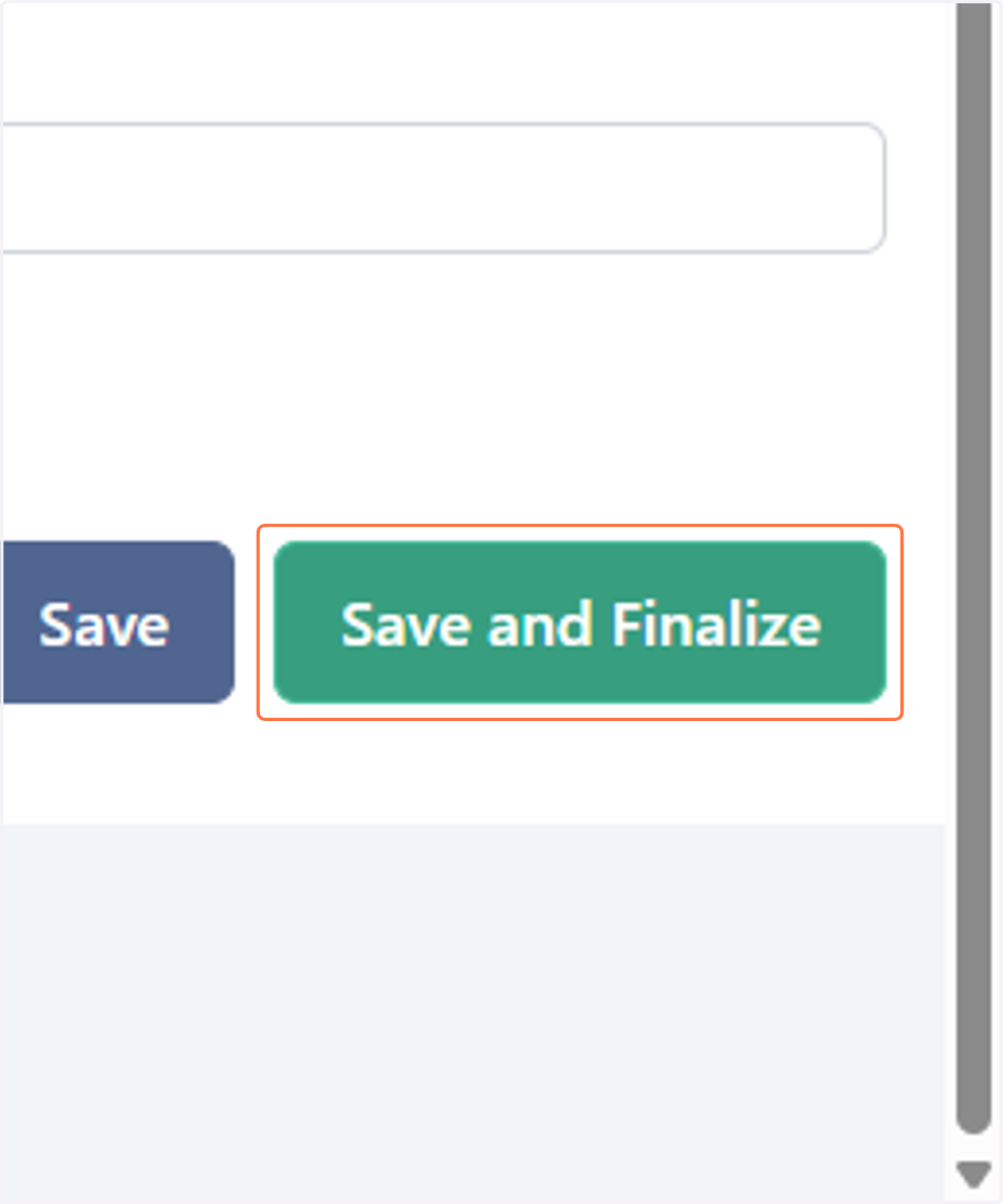 Click on Save and Finalize to submit your application in FINAL STATUS
