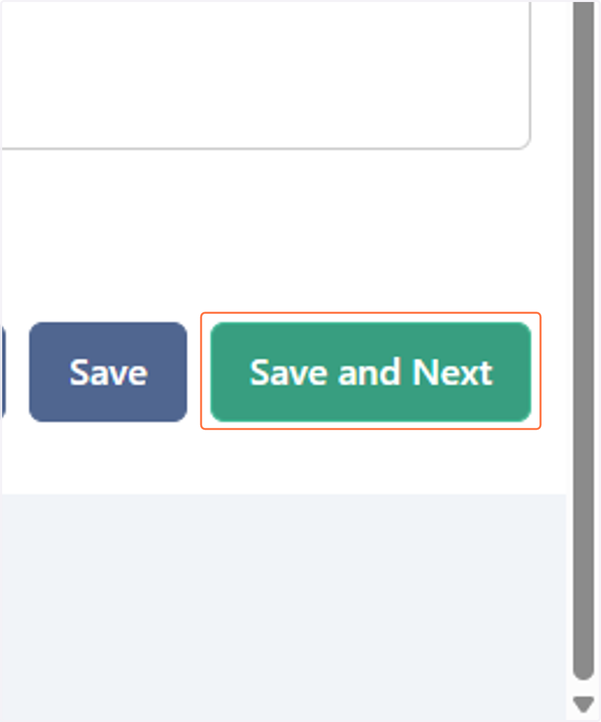 Click on Save and Next