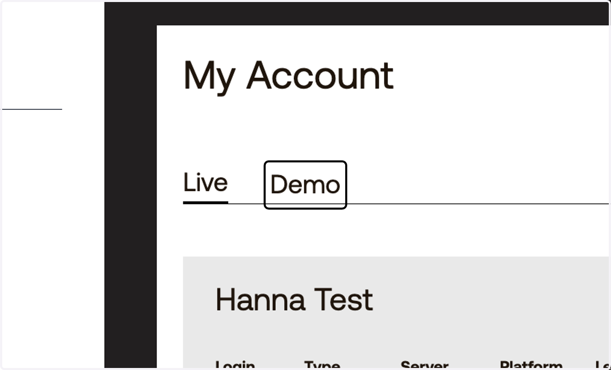 Click on Demo