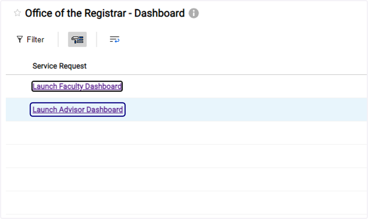 Launch the appropriate dashboard for the role.