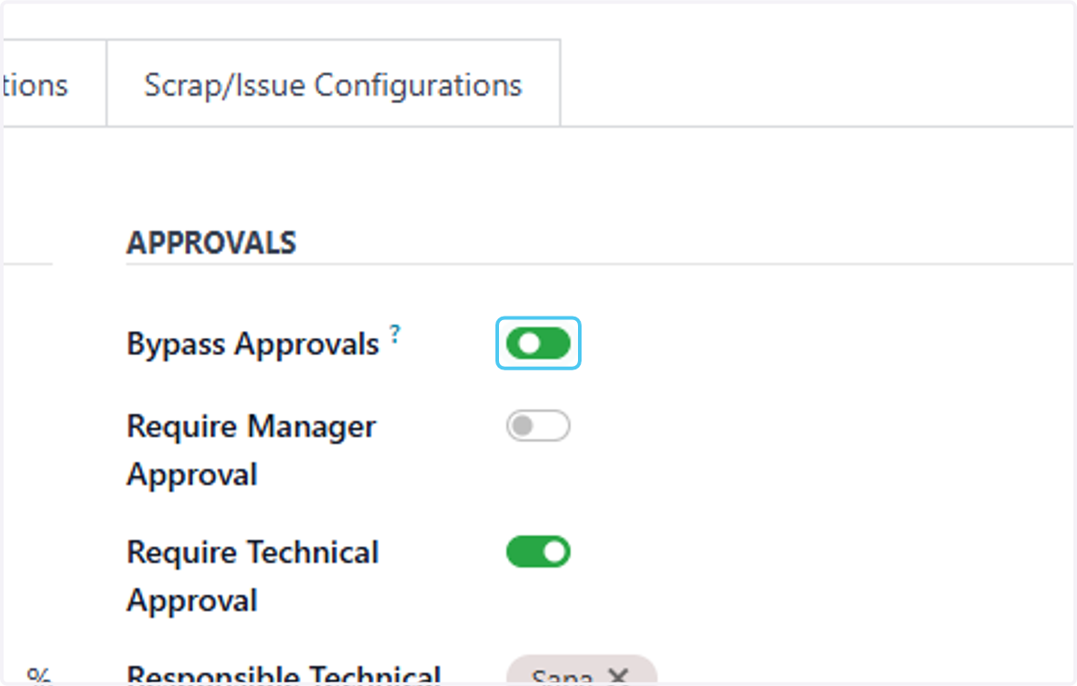 Check Bypass Approvals?