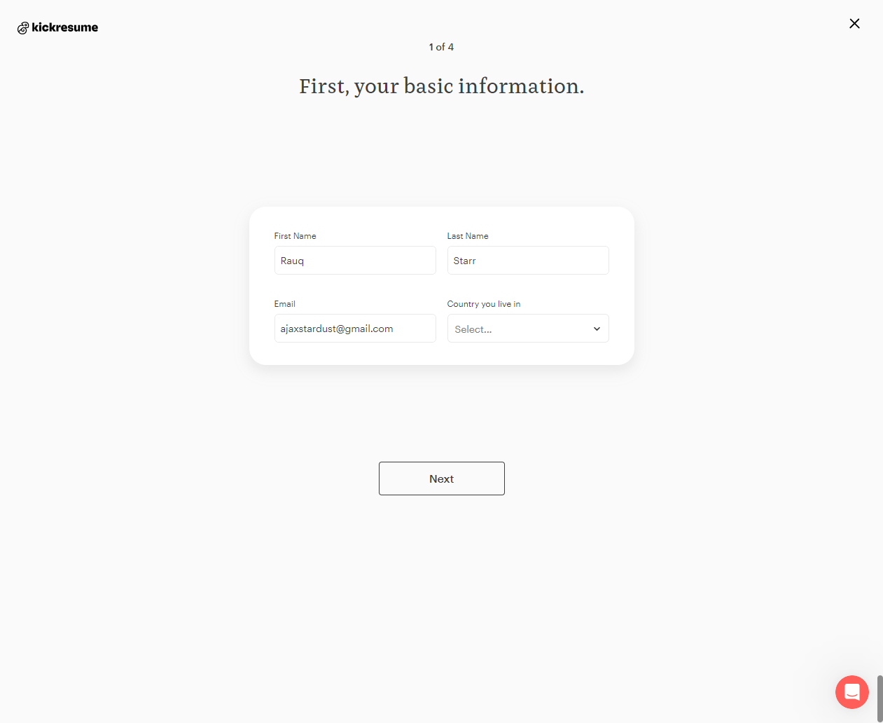 Click on Select...