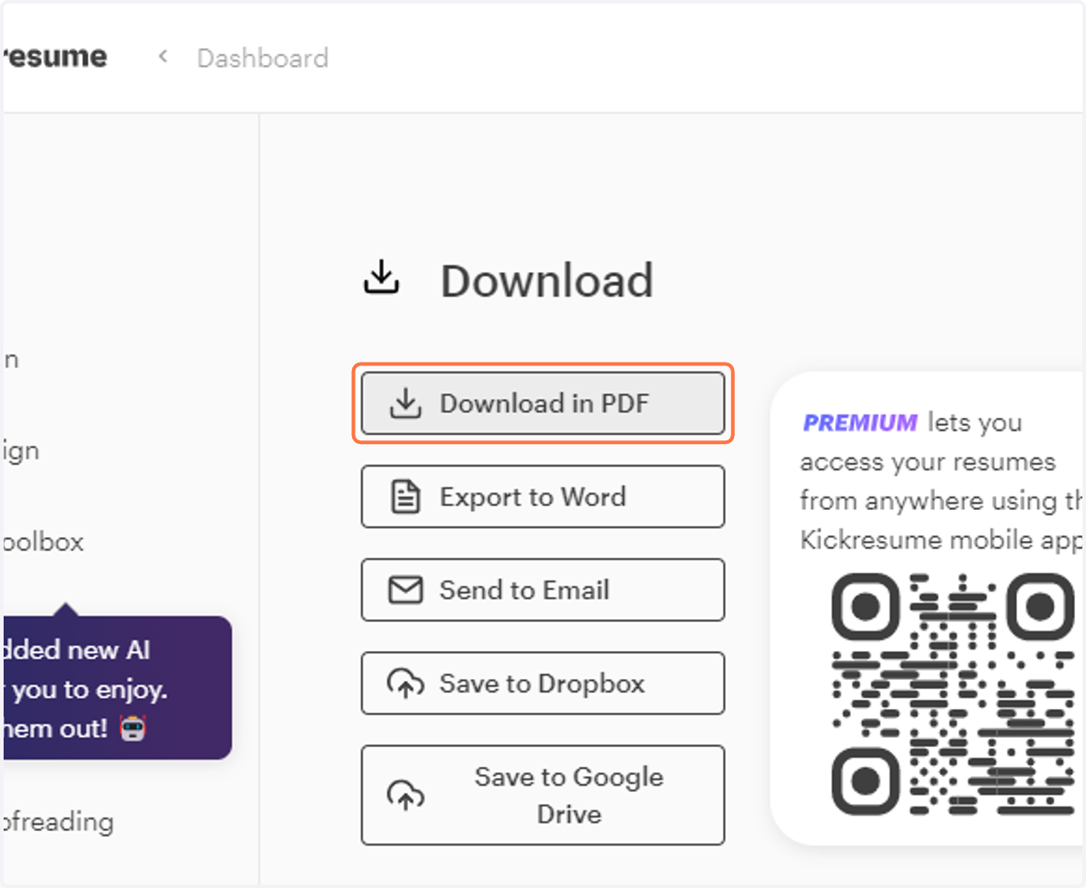 Click on Download in PDF