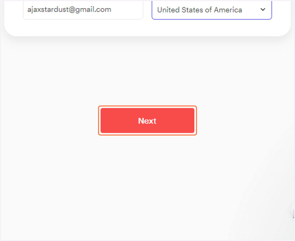 Click on Next