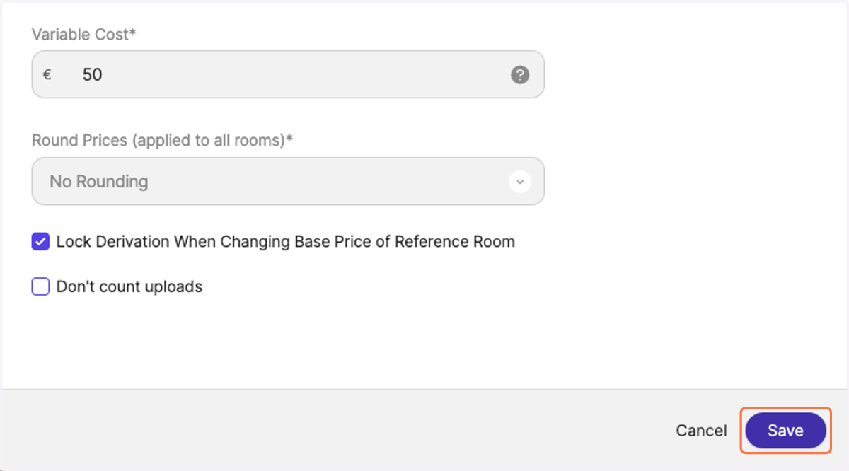 Click on "Save" on the bottom right