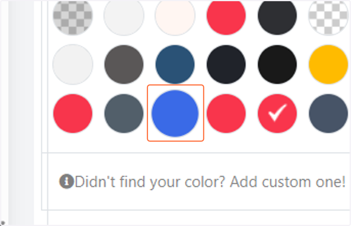 Change the colour