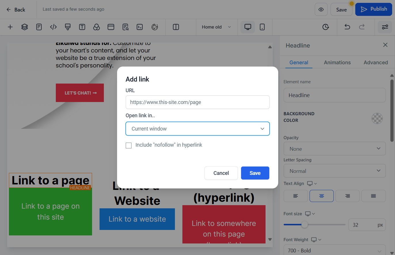 Click on Save