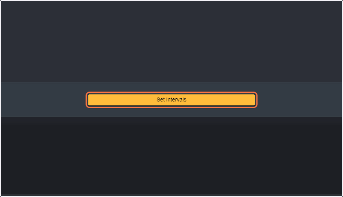 Click on Set Intervals.