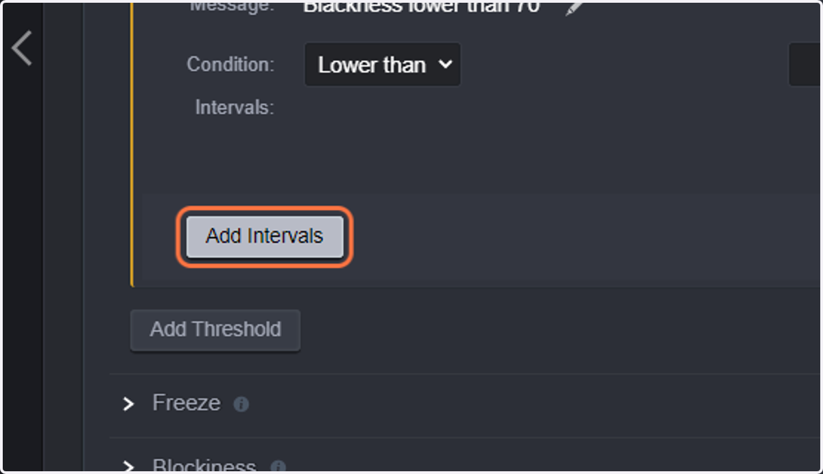 Now add your interval the same way you did with the previous one.