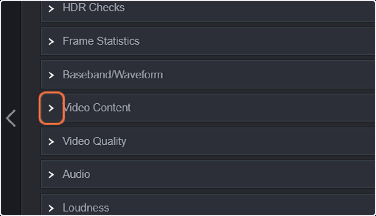 Click on Video Content.