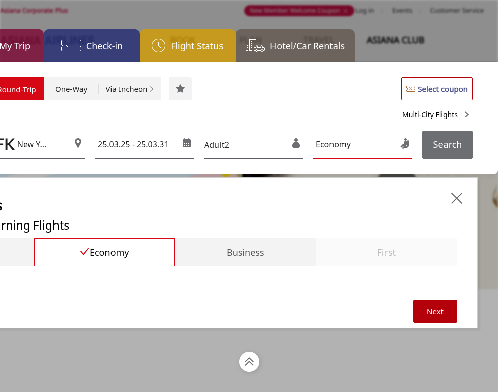 Click on Economy