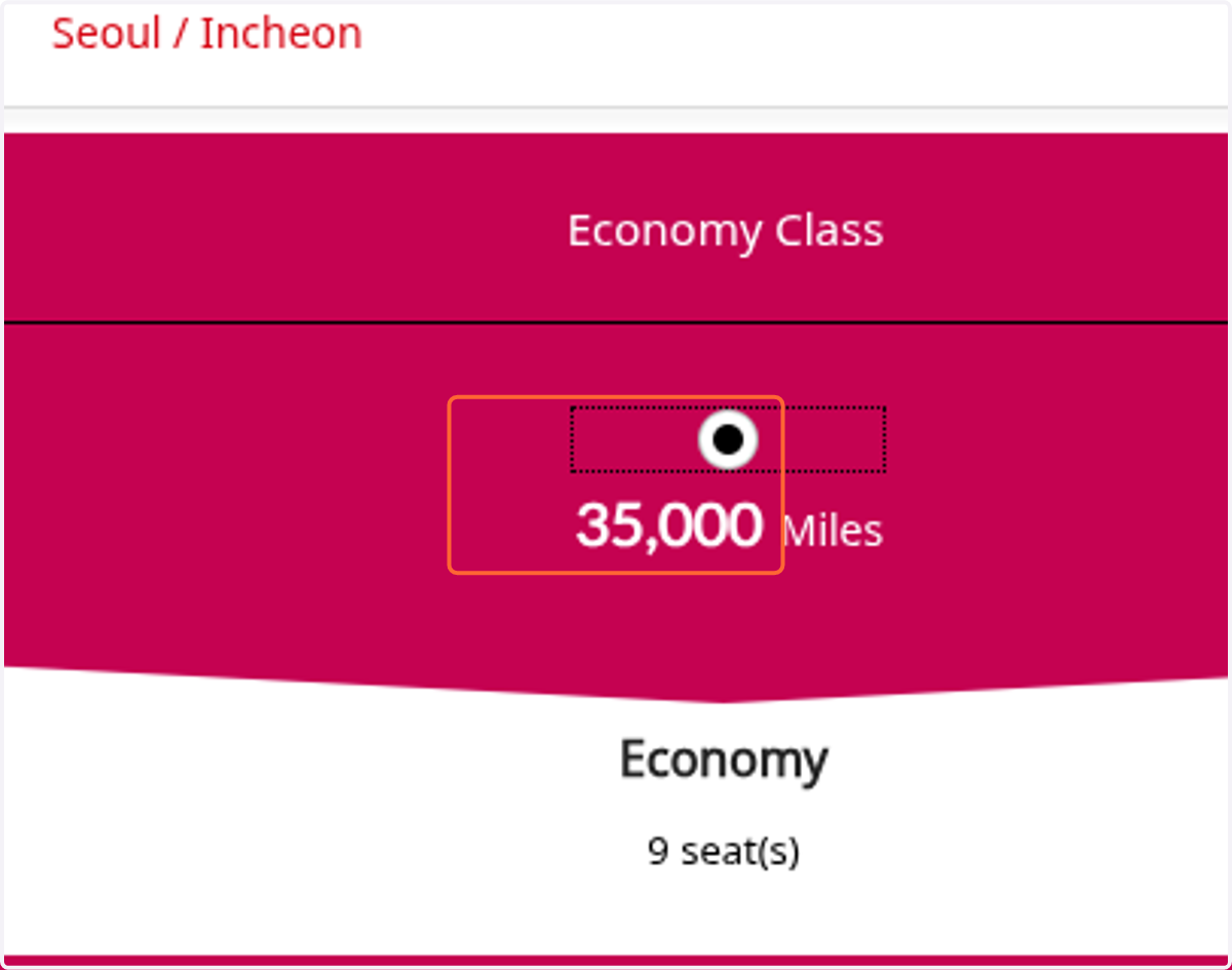 Select 35,000Miles