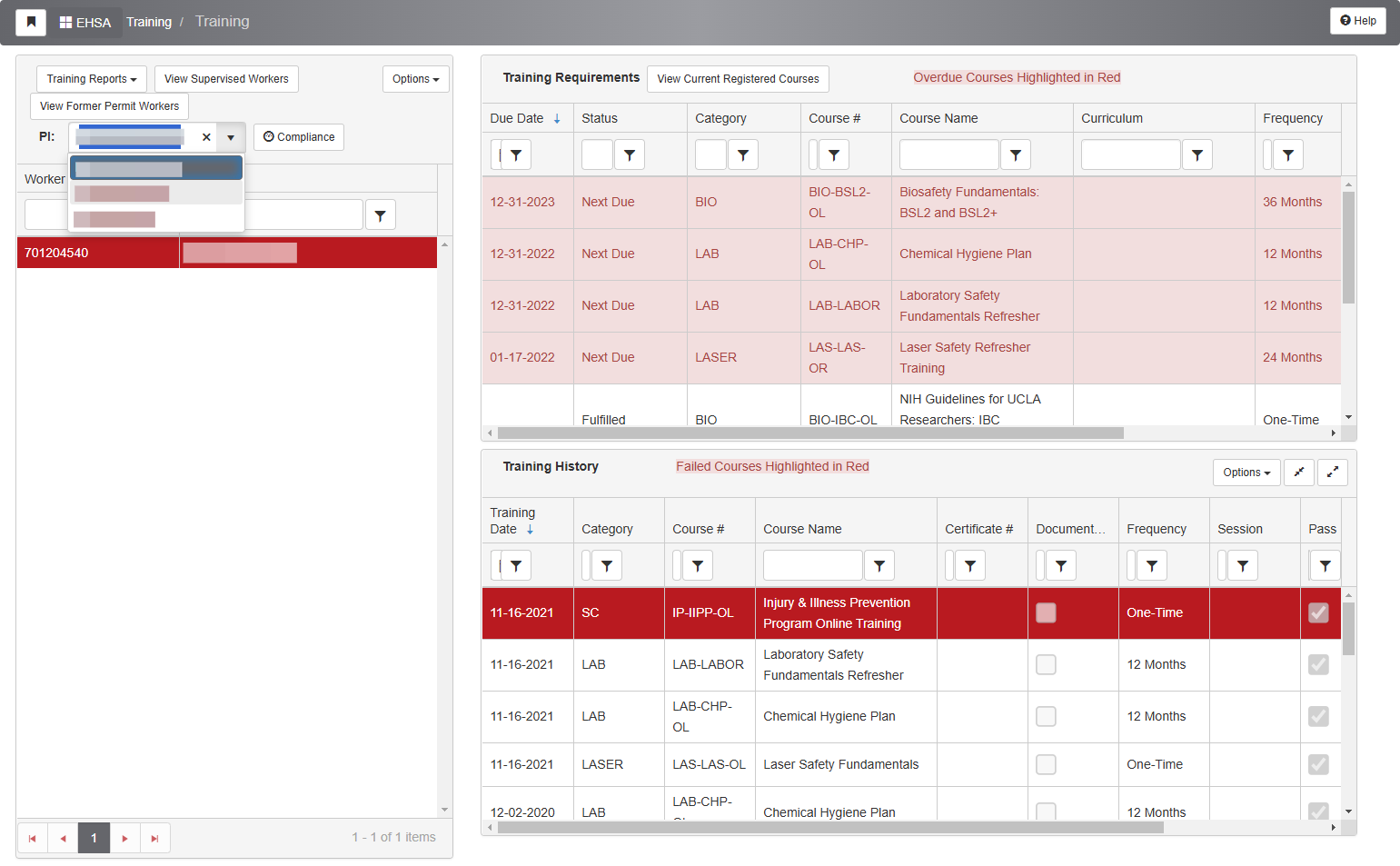 If your lab has multiple PIs, please select the PI of interest in the "PI" field.
