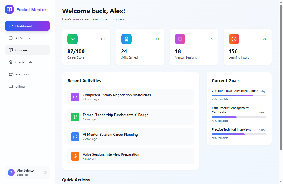 Click on Courses