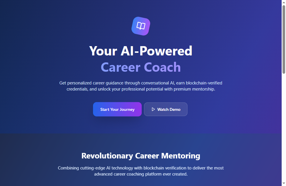 Click on Start Your Journey