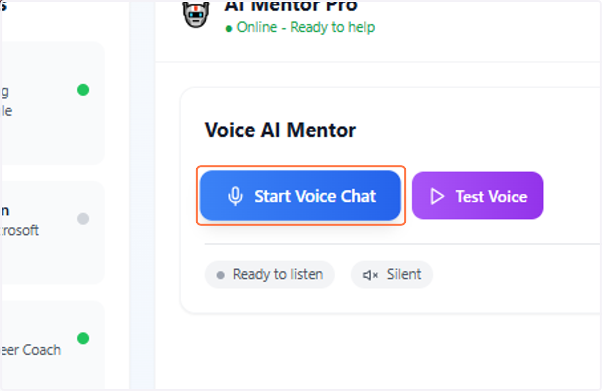 Click on Start Voice Chat