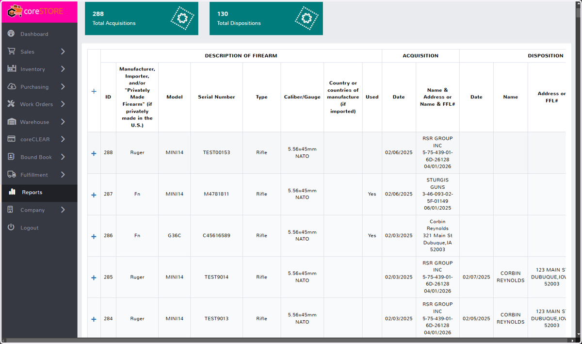 6. Finally, your reported is generated and can be printed if need be.