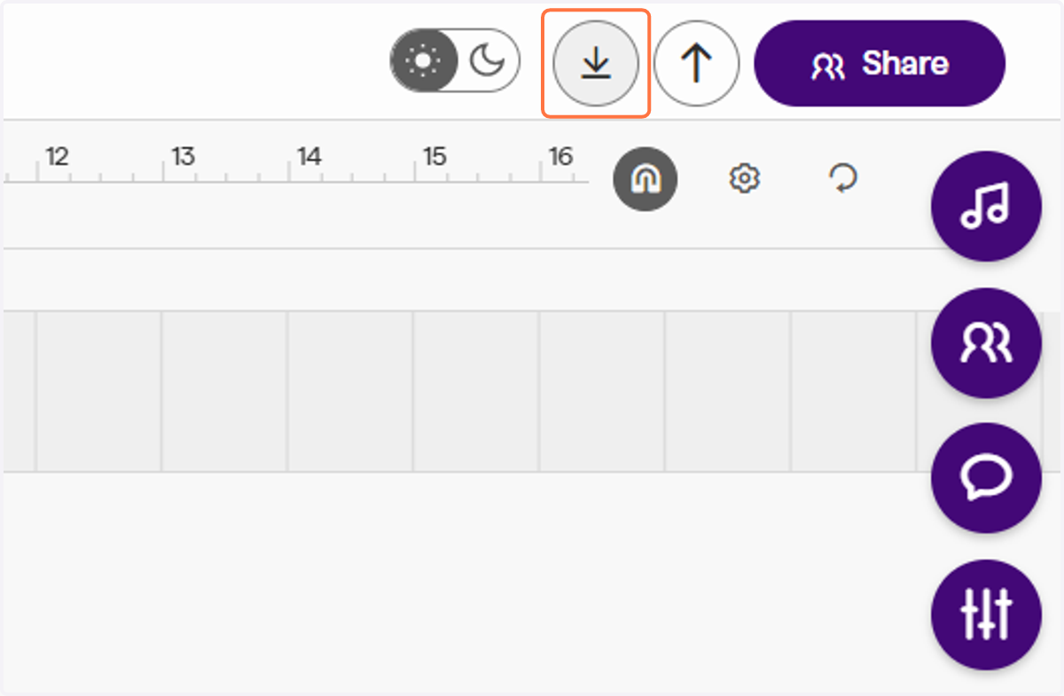 When done with your episode, Click on Export
