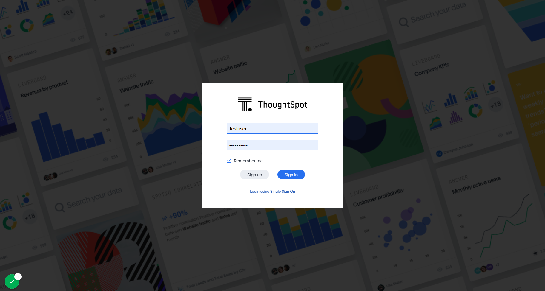 Click on Login using Single Sign On