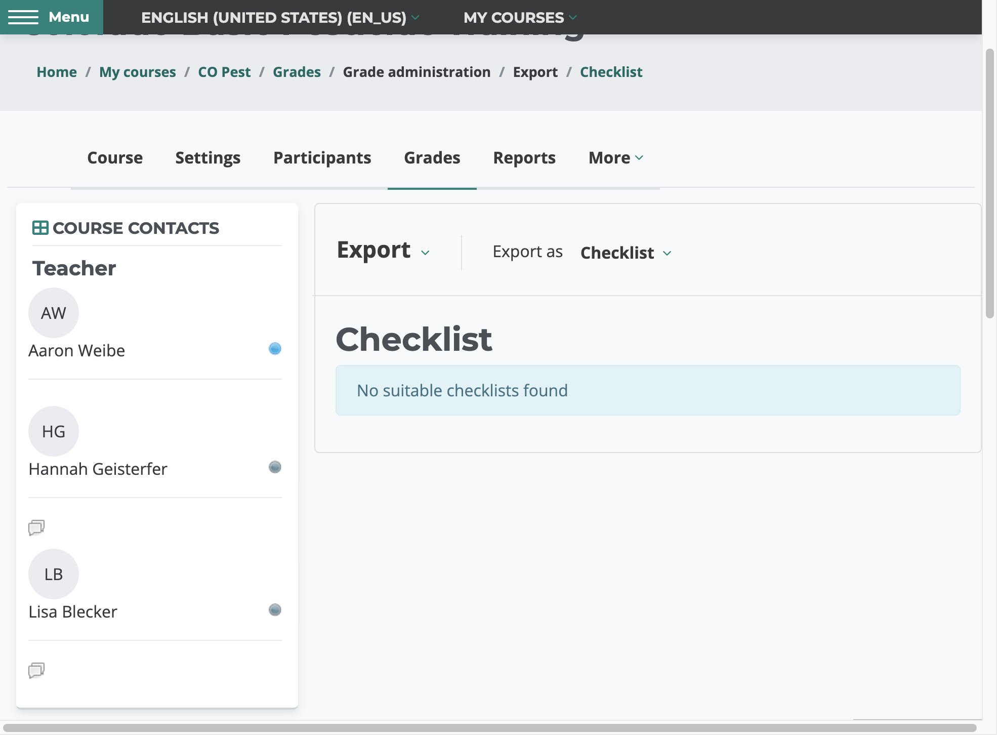 Click on Export as
