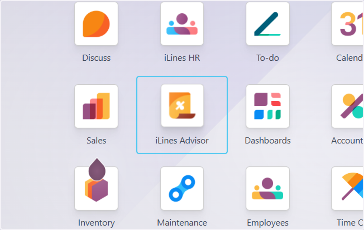 Click on iLines Advisor