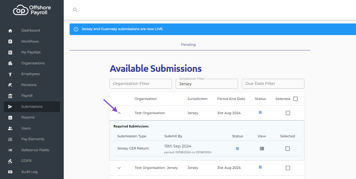 Review Individual Submissions: