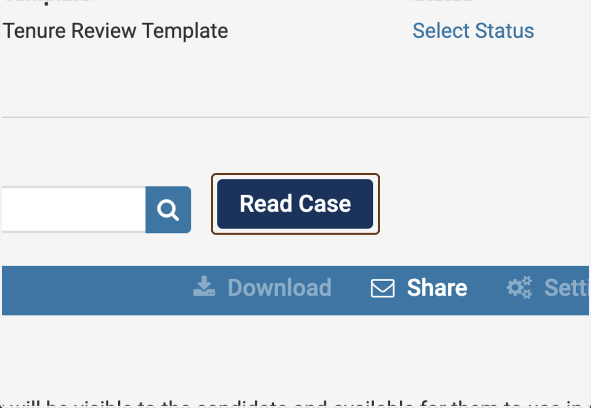 ... and click on Read Case
