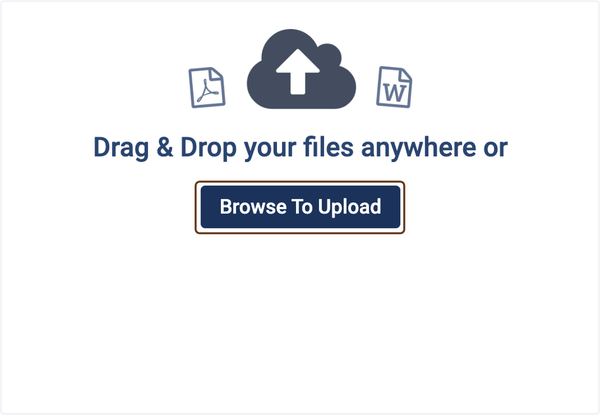 Click on Browse To Upload