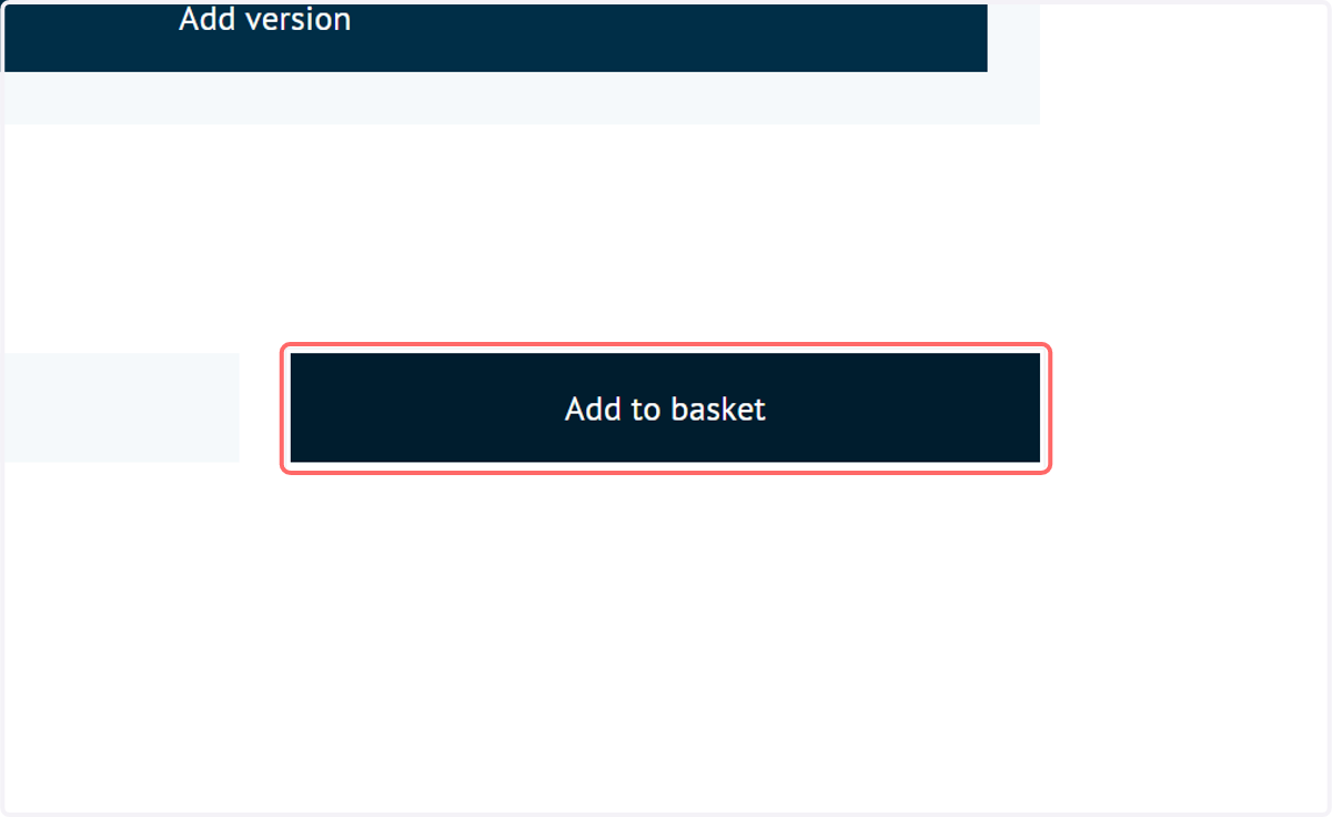 Click Add to Basket once the specification is complete
