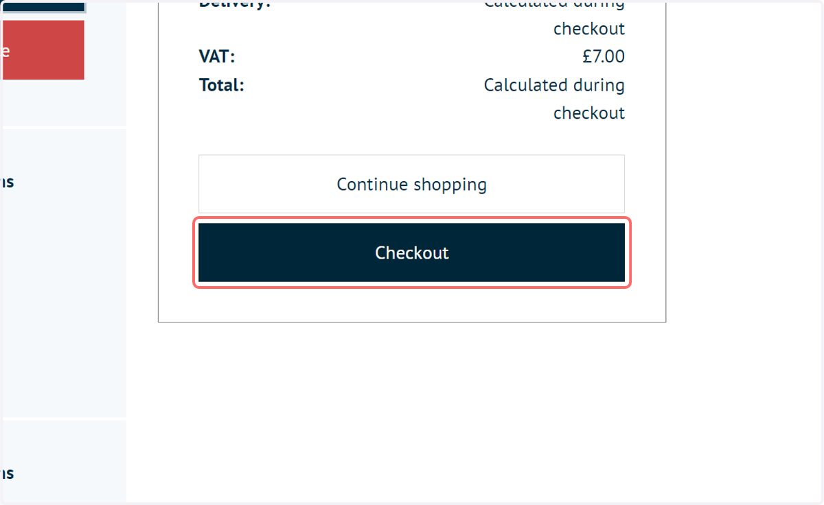 Proceed through the checkout process