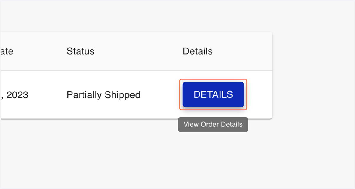 Click on the Details button for the order you wish to delete a file from