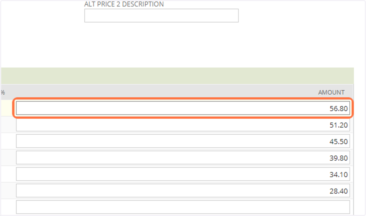 Check whether the price matches any price supplied by Customer Service. If not, update it to match
