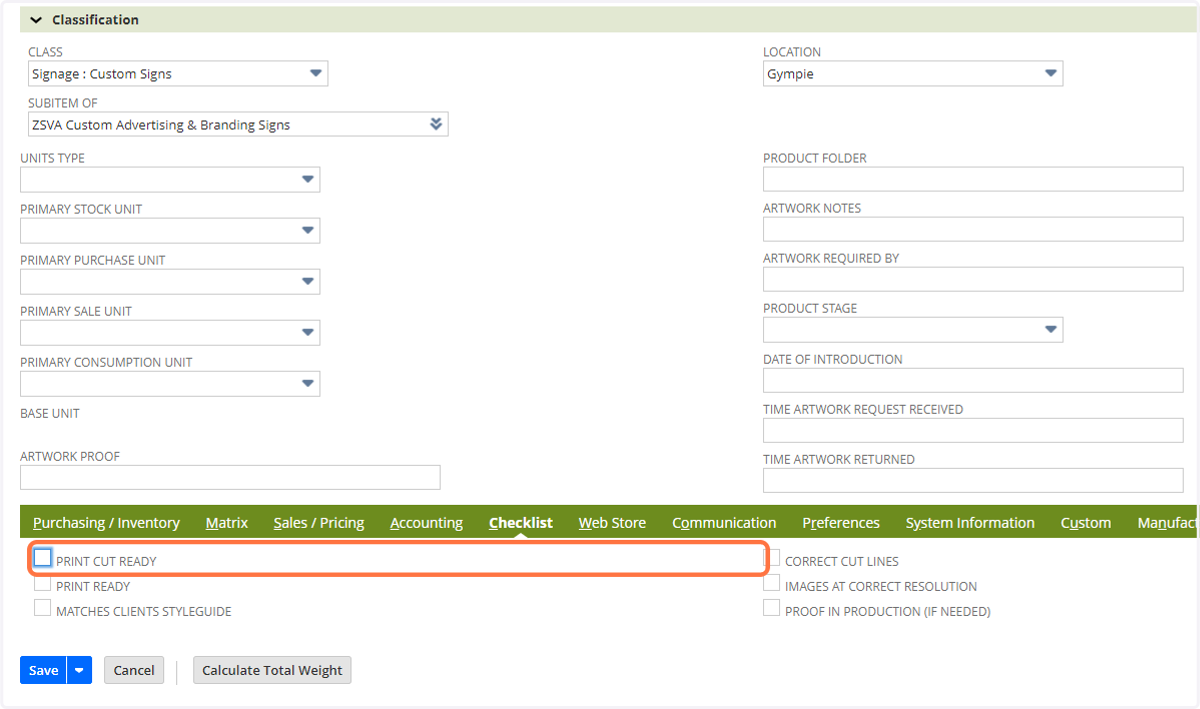 Check all boxes are unchecked