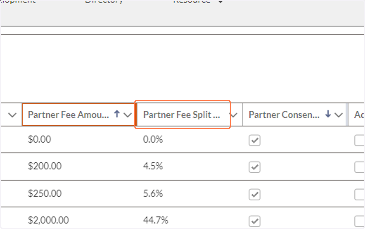 This is the Partner Fee split percentage of the total admin fee, which automatically generates depending on the value that you fill in the partner fee amount.