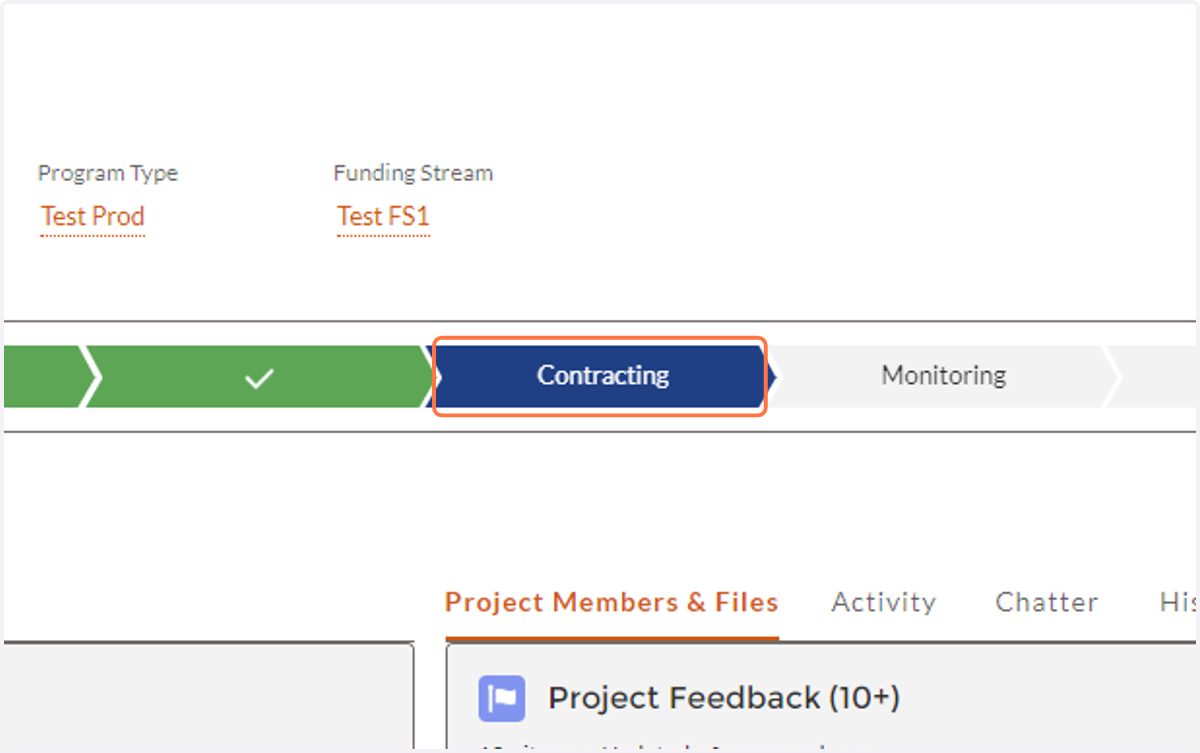 You may have noticed that you have transitioned from the Assessment phase to the Contracting phase.