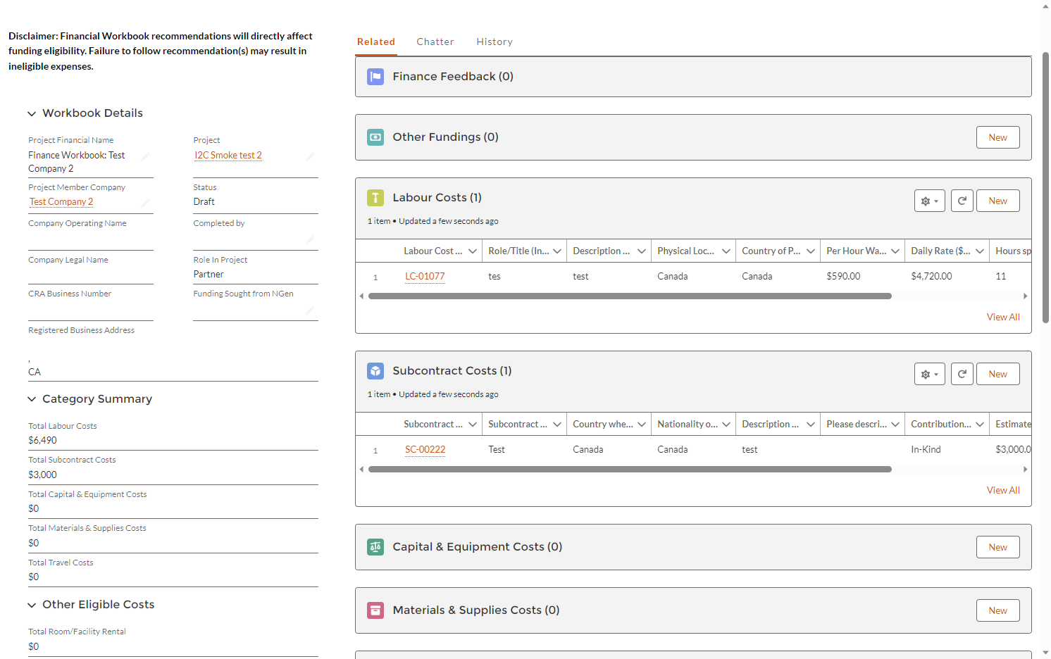 If you would like to edit your Subcontract Costs…